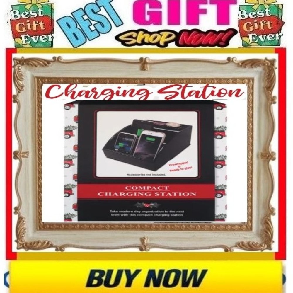 ✅🗣🚨⚡SALE⚡📢SAMSONICO Compact CHARGING STATION Desk ORGANIZER🚨📢🤑BUY NOW🤑🛍️